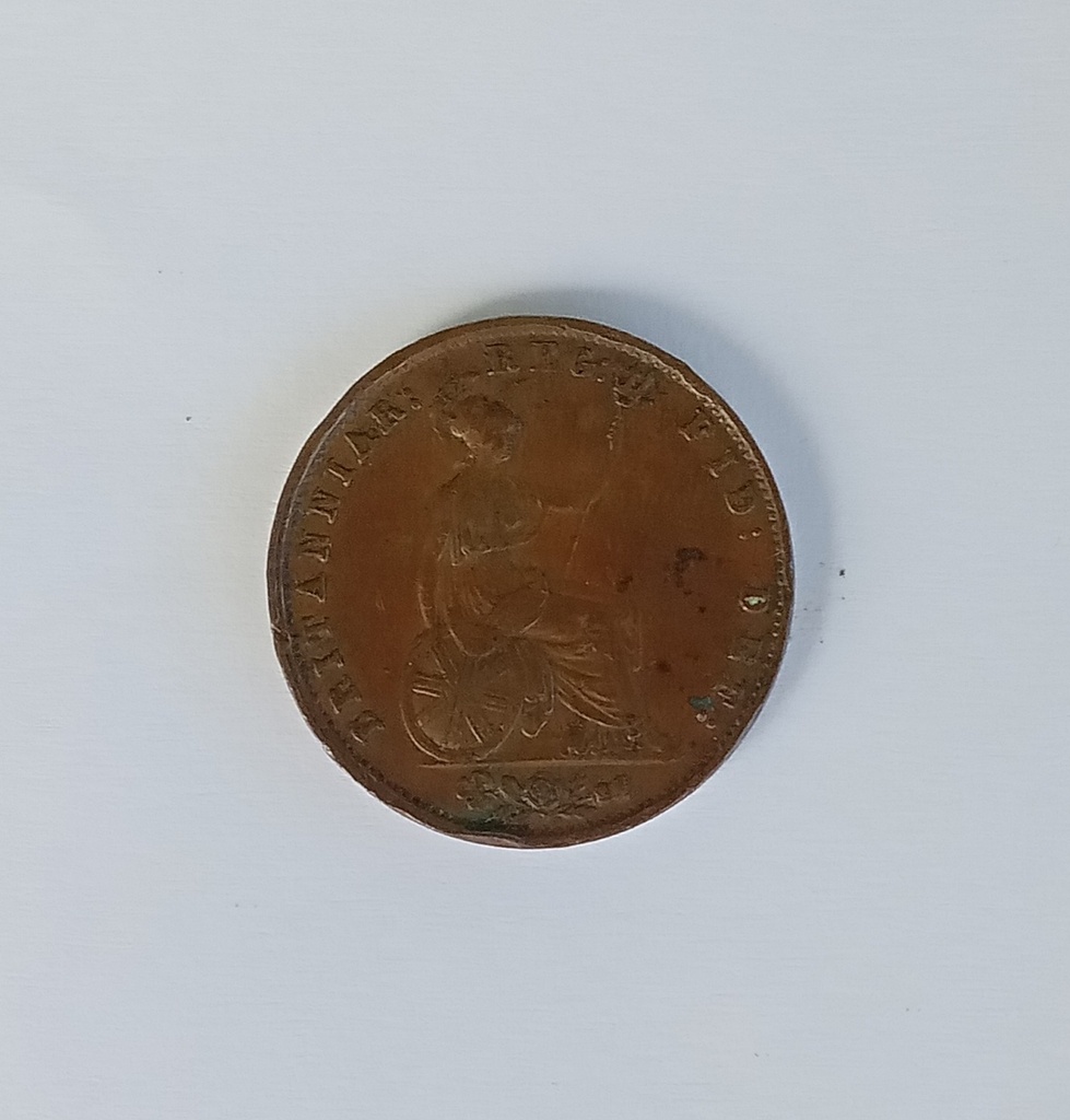 Demi penny Victoria - 1853