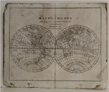 Mappe-Monde réalisée selon les nouvelles observations astronomiques - 1810